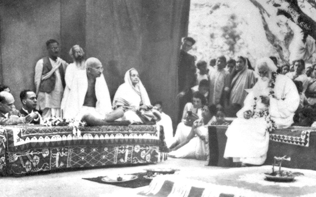 Gandhi Shantiniketan 1940